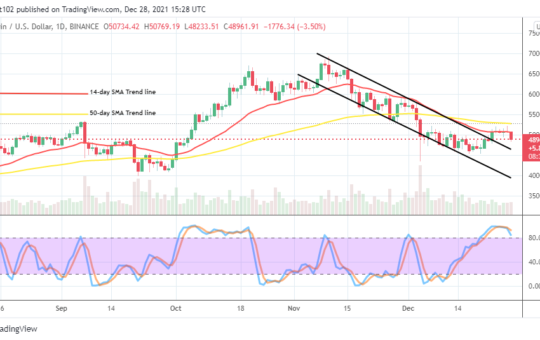 Bitcoin (BTC/USD) Market Reverses Valuation at $50,000