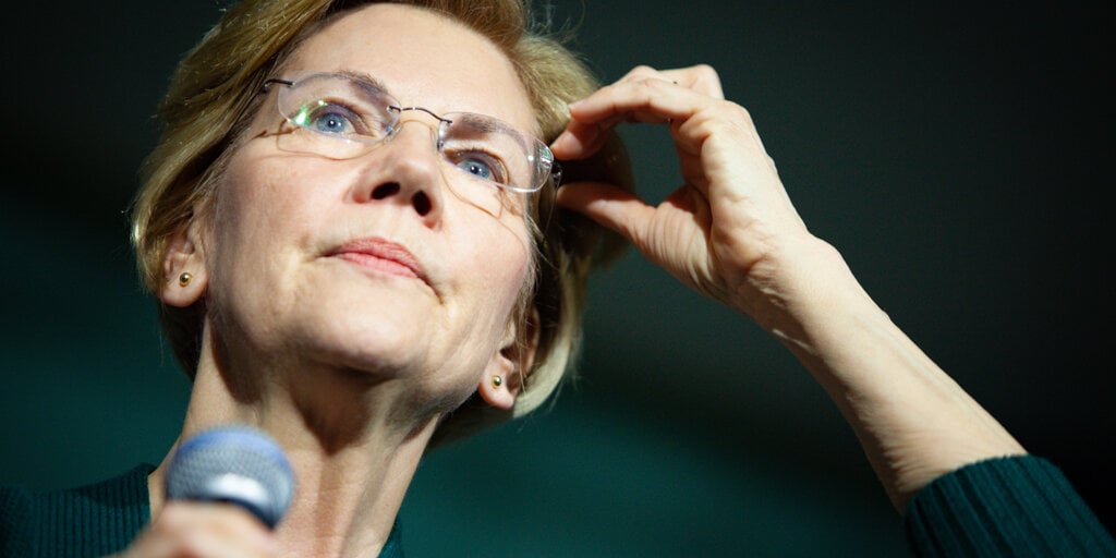 Elizabeth Warren 'Not Afraid' of Running Against Pro-Crypto Opponent