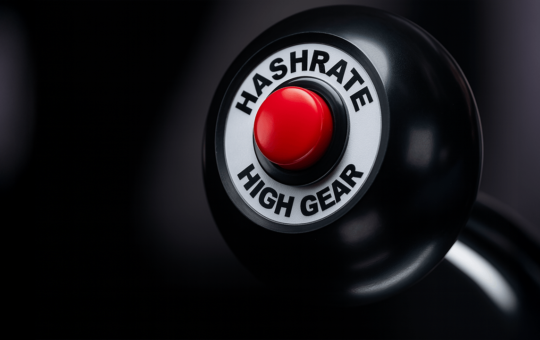 Bitcoin’s Hashrate Brushes All-Time High as Miners Close in on June Peak