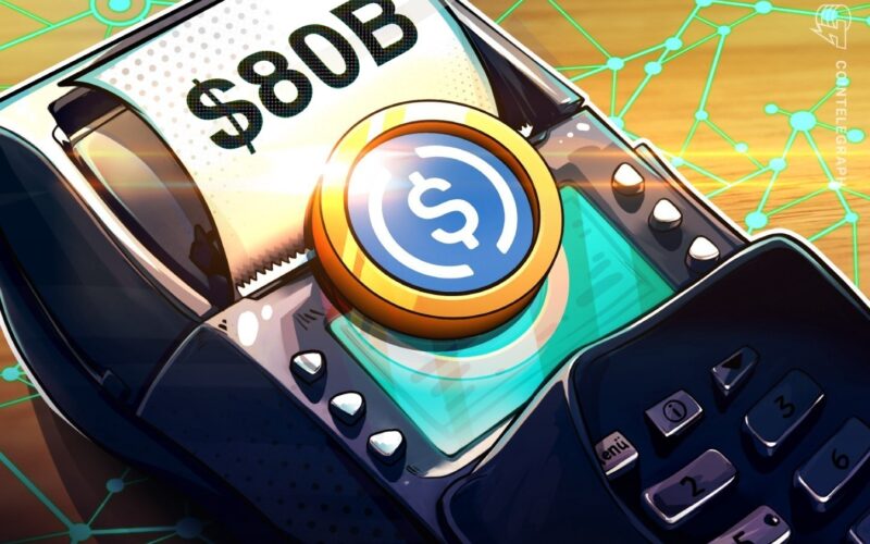 USDC Market Cap Nears $80B as UAE Capital Flight Drives Demand